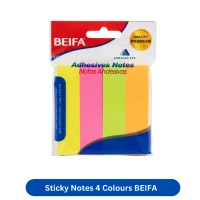Pembatas Buku Sticky Notes 4 Warna BEIFA BFA-FN62A-4A1